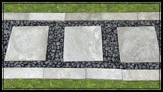 How to Make and Install Concrete Stepping Stones