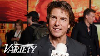 Tom Cruise on What He Ate to Prepare for that Motorcycle Stunt in M:I7 & When He's Going to Space