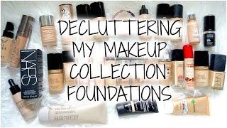 Decluttering My Makeup Collection 2016: Foundations | Beauty with Emily Fox