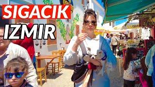 Izmir Turkey, Beautiful Sığacık Village, Sığacık Market, May 2023 Walking Tour 4K