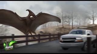 Ropen of Arkansas Reenactment Living Pterosaur Pterodactyl