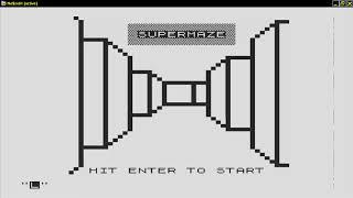 Supermaze 19xxJ K  Greye Software SINCLAIR ZX80 ZX 80 ZX81 ZX 81 Science of Cambridge Ltd