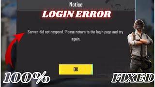 How to Fix Pubg Server did Not Respond|bgmi|2024|Pubg Server did Not Respond Problem|Iphone|Ipad