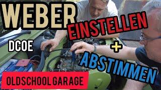 [Weber DCOE] Vergaser - synchronisieren, einstellen, abstimmen am 77er Polo 1