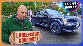 KIA EV9: Reisen, Routenplanung, Reichweite, Ladespeed