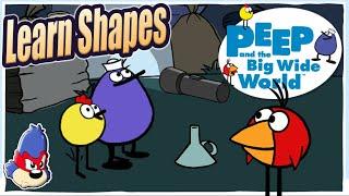 PBS Kids | Peep and The Big Wide World Games | Shadow Shapes: Learn Shapes and Colors