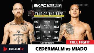 BKFC Thailand 5: Gustaf Cedermalm vs Joemil Miado