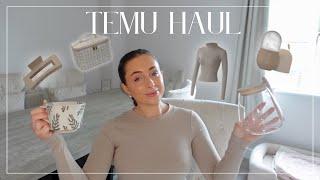 HUGE TEMU HAUL 2024 | what I ordered vs what I got | aesthetic, home & travel organisation finds
