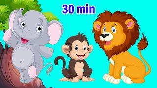 Animal Sounds Song and More Nursery Rhymes & Kids Songs | LittleKidsTV