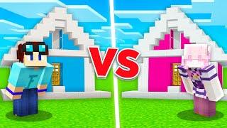 GARCON vs FILLE Maison CHALLENGE sur MINECRAFT