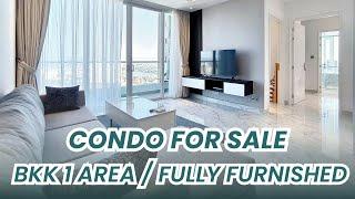 CONDO FOR SALE IN PHNOM PENH | BKK 1 LOCATION | CAMBODIA REAL ESTATE