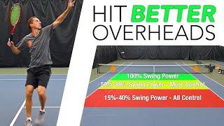 How to Hit BETTER Overheads (tennis lesson)