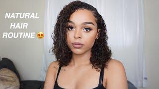 MY NATURAL CURLY HAIR ROUTINE