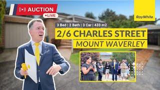 Live Auction @ 2/6 Charles Street, Mount Waverley