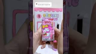 Packing sanrio paper squishy order (fake)  comment your order  #papercraft #sanrio #shorts