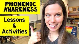 Phonemic Awareness Lessons & Activities