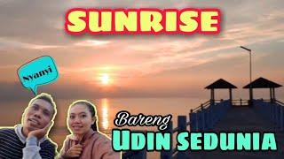 Udin sedunia nyanyi di dermaga Labuhan pandan bikin | sambelia official vlog