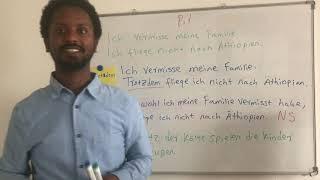 German amharic B1: Lektion 8: Obwohl, Trotzdem, Trotz