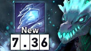 Новая Виверна, осколки от союзников! - GH Winter Wyvern 7.36 DOTA 2