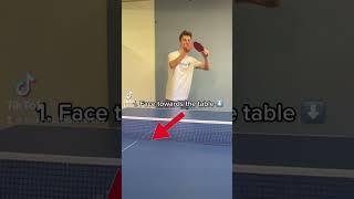 Reverse Tomahawk Serve Tutorial  Can you do it?  #pingpong #tabletennis #serve #tutorial