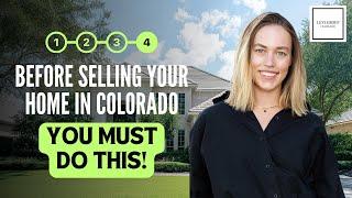 Before Selling Your Home in Colorado, You MUST DO This! Kirsten Johansson