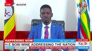 H.E BOBI WINE ADDRESSING THE MEDIA ABOUT THE 23RD MARCH PROTEST