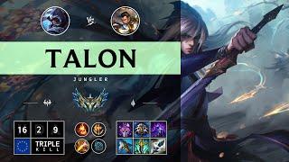 Talon Jungle vs Xin Zhao - EUW Challenger Patch 14.13