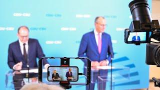 15. November 2024 | Live-Statement mit Friedrich Merz & Alexander Dobrindt