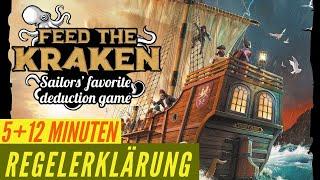 Feed the Kraken • Regeln Anleitung Aufbau Regelerklärung • Brettspiel