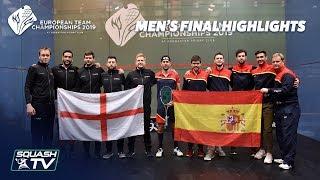 Squash: England v Spain - European Team Championship 2019 - Final Highlights