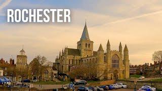 England 󠁧󠁢󠁥󠁮󠁧󠁿  walk | ROCHESTER tour | Rochester walking tour  (Mar 2022) Rochester 4K