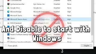 How to stop Microsoft Teams from starting automatically with Windows