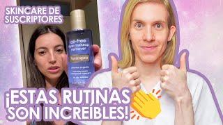 DERMATOLOGO REACCIONA a SKINCARE DE SUSCRIPTORES 2  -  Mejores que los famosos - Simon Scarano