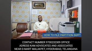 HOW TO FILE PARTITION SUIT? |    KAM ADVOCATES AND ASSOCIATES|