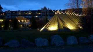 Kopi av Fagernes by night before the Rakfiskfestival, copyright Jo Grini