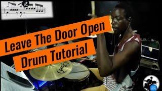 Behind The Beat "Leave The Door Open " Drum Tutorial (Bruno Mars) Download PDF from description