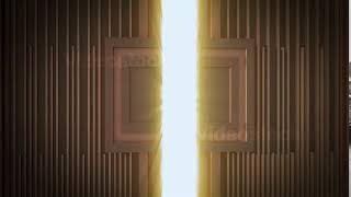 Opening gates;Golden Gate open;Retro gate;Retro door animation