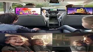 14 inch 4K Android 10.0 Portable Car TV Headrest Monitor Tablet for Back seat, Support Phone Wirele