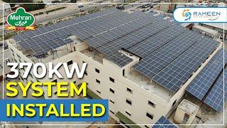 370kw solar system installed | Rameen Renewables | Big project | Commercial system