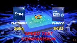 Intel Core i9-11900KF vs Intel Core i9-10900 with RTX 3060Ti | Speed Test On 5 Games | DH-Tech