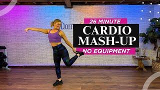 25-Minute Cardio Blast - Old-School Aerobics & Kickboxing Combo! High & Low Impact Options 