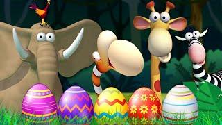 Gazoon | Egg Shaped | Easter Special | Jungle Book Stories | Funny Animal Cartoon For Kids