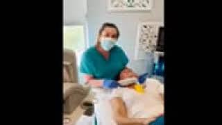 Nurse Jenna performing Ultherapy