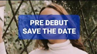 Pre-debut save the date