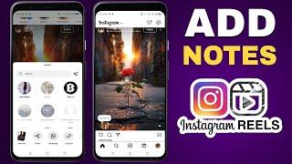 How To Add Note On Instagram Posts and Reels | Put Notes On Someone Insta Post/Reels