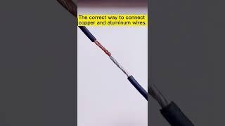 Aluminum wire and copper wire