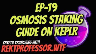 Osmosis Staking in Keplr Wallet | Step by Step Guide