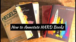 How to Annotate HARD Books | Hegel, Heidegger, Joyce, Pynchon, and More