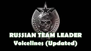 Call of Duty: Modern Warfare - "RUSSIAN Team Leader" Voicelines (Updated)