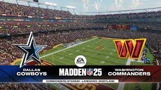 Madden 25 - Dallas Cowboys @ Washington Commanders - Week 12